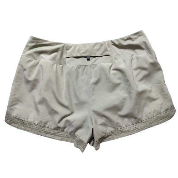 Nike womens Dri-fit running olive green mesh shorts size L - Picture 7 of 12